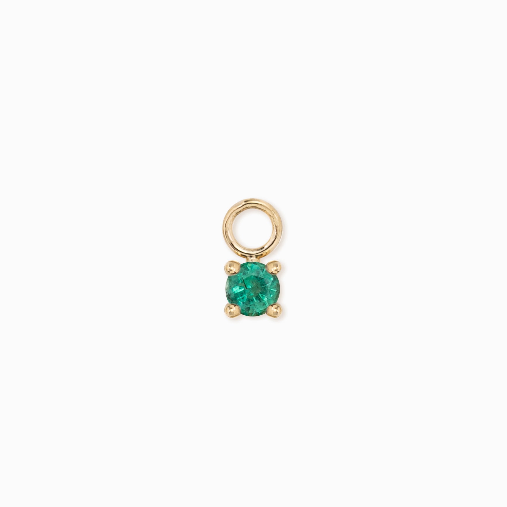 3mm Birthstone Hoop Charm