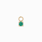 3mm Birthstone Hoop Charm