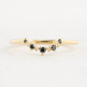 Norah's Crown Ring, Black Diamond