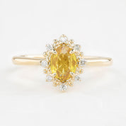 【一点物】ヴィクトリアリング ・0.91ct・加熱セイロン産ライトブルーサファイア・K14YG
