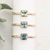 【即日配送】サラリング ・0.60ct・モンタナ産ティールブルーサファイア・K14RG