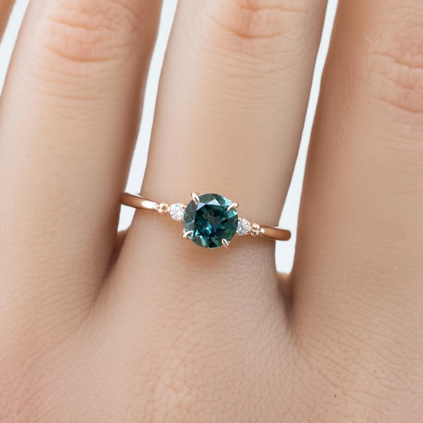 Estel Ring, 1.03ct Montana Sapphire