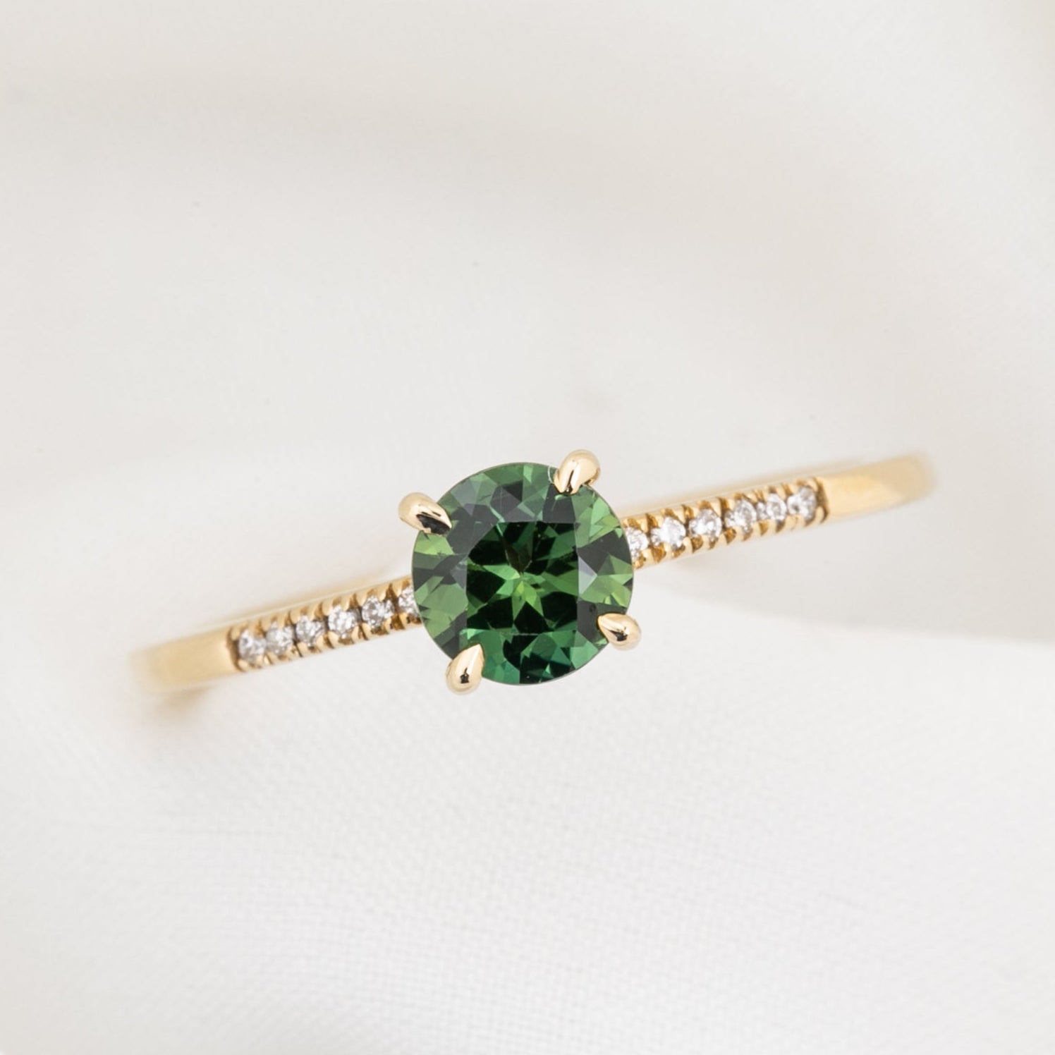 Audrey Ring, 0.70ct Queensland Sapphire