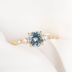 Estel Fleur Ring, 1.08ct Montana Sapphire