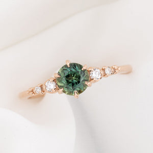 Estel Fleur Ring, 0.82ct Queensland Sapphire