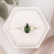 Claire Ring 2.02ct Green Sapphire, 14k Yellow Gold (One of a kind)
