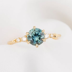 Estel Fleur Ring, 1.26ct Montana Sapphire