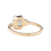 Agatha Ring, 1.59ct Light Green Montana Sapphire