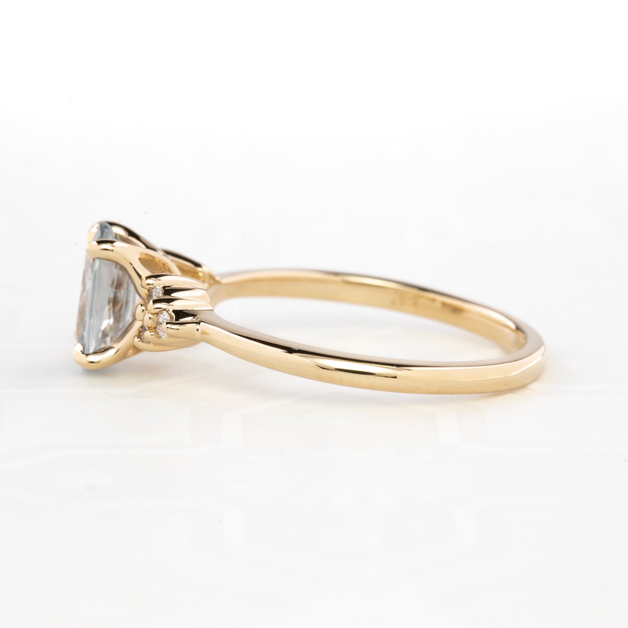 Teresa Ring Blue Sapphire Ring, 14k Yellow Gold (One of a kind)