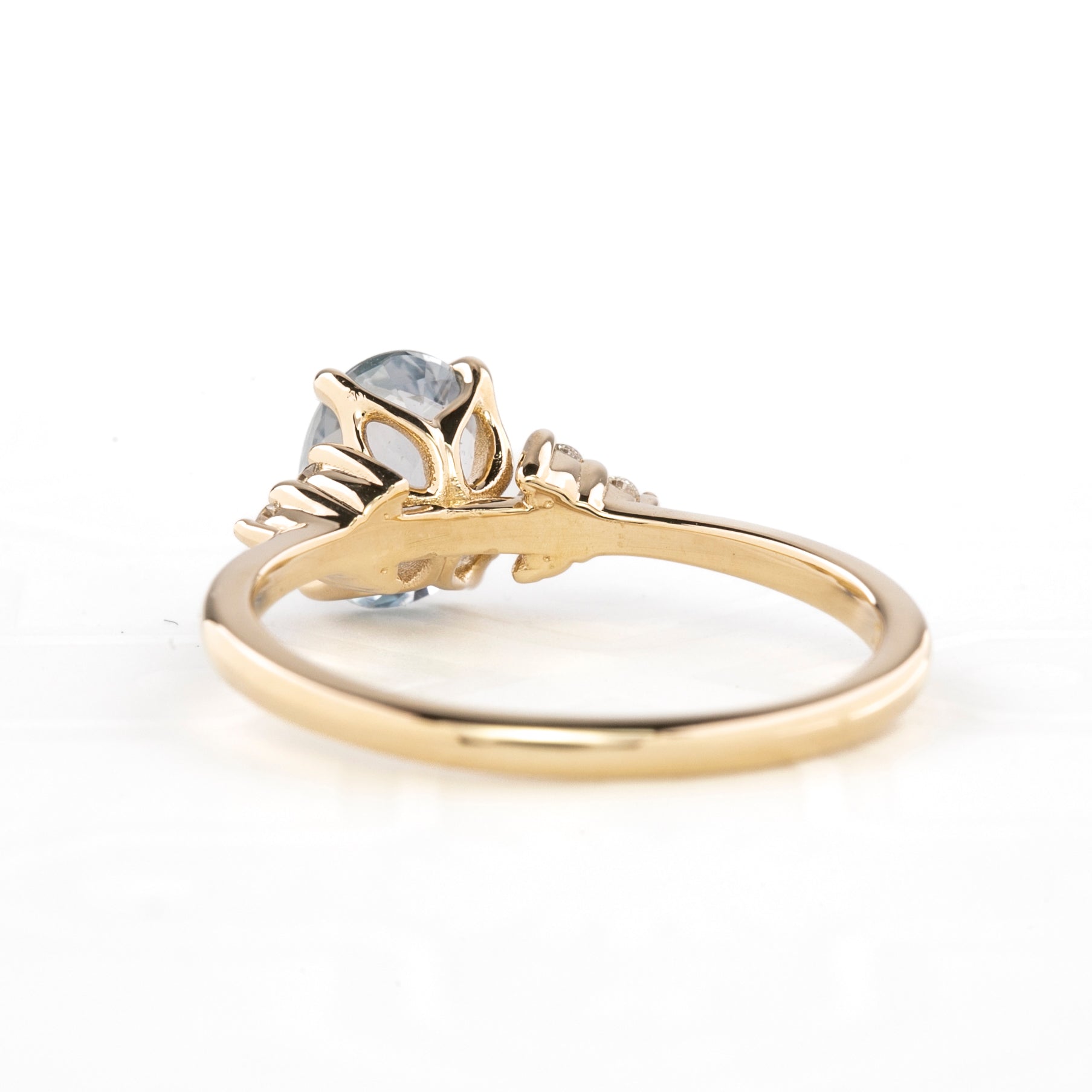 Teresa Ring Blue Sapphire Ring, 14k Yellow Gold (One of a kind)