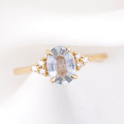 Teresa Ring Blue Sapphire Ring, 14k Yellow Gold (One of a kind)