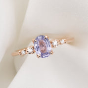Estel Fleur Ring, Purple Sapphire