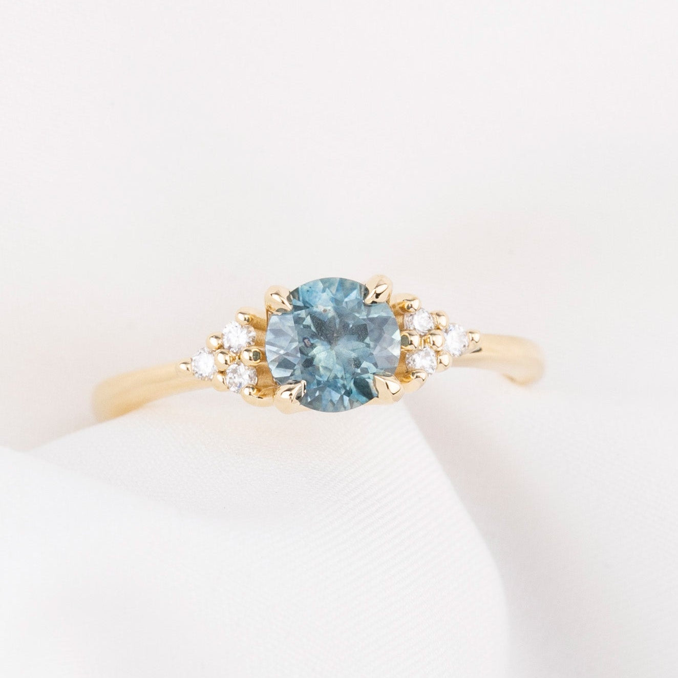 Teresa Ring, 0.90ct Blue Montana Sapphire
