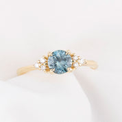 Teresa Ring, 0.90ct Blue Montana Sapphire