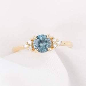 Teresa Ring, 0.90ct Blue Montana Sapphire