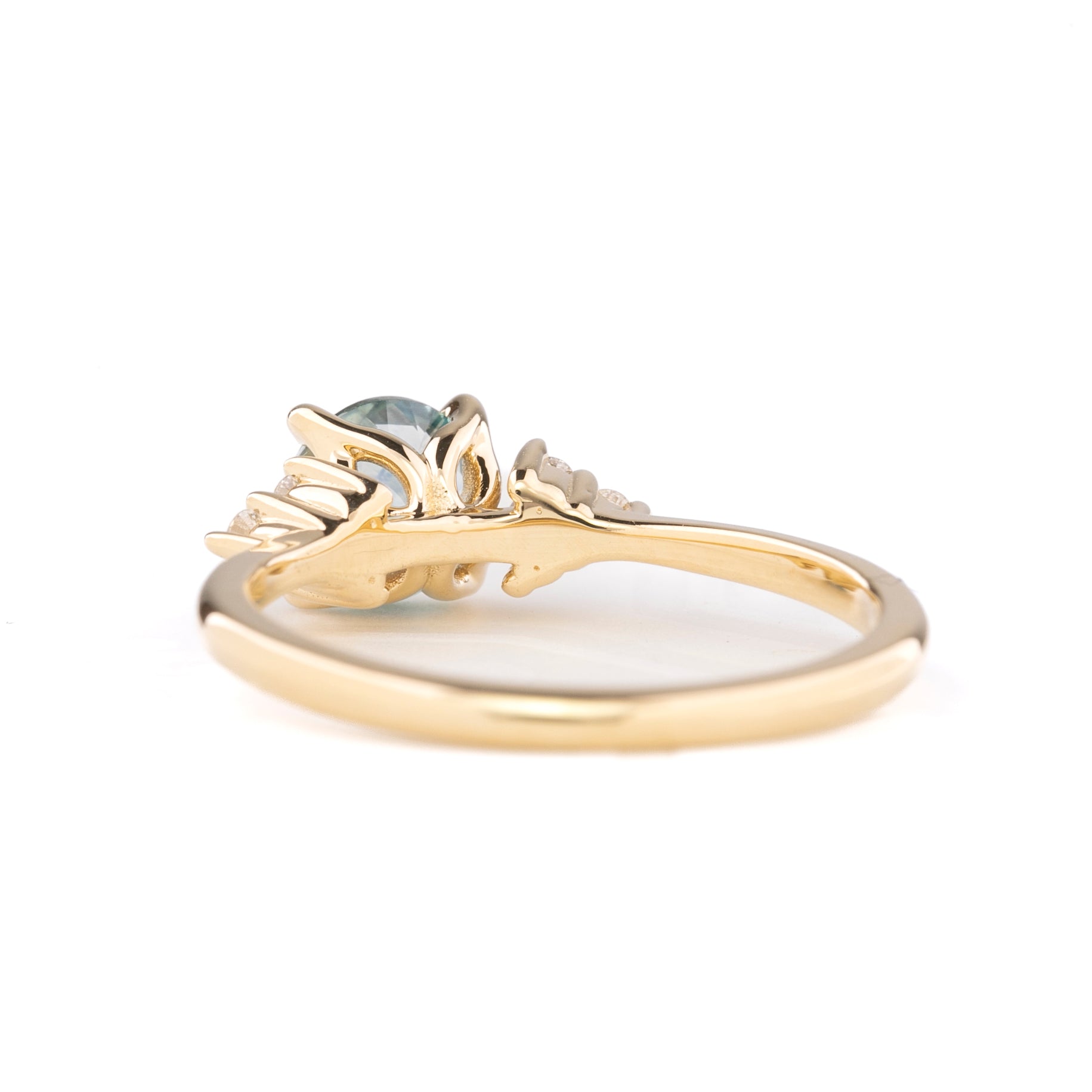 Teresa Ring Blue Montana Sapphire, 14k Yellow Gold (One of a kind)