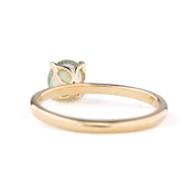 Sara Ring 1.17ct Yellow Green Montana Sapphire, 14k Yellow Gold (One of a kind)