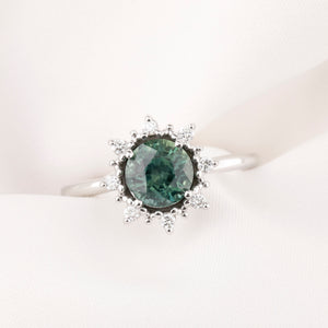 Victoria Ring, 1.69ct Montana Sapphire