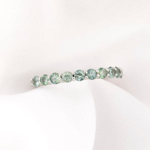 Lydia 2.5mm Montana Sapphire Band