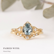 Agatha Ring, 0.91ct Montana Sapphire