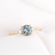 Emilie Ring, 1.23ct Montana Sapphire
