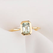 Riley Ring, 0.94ct Light Blue Madagascar Sapphire
