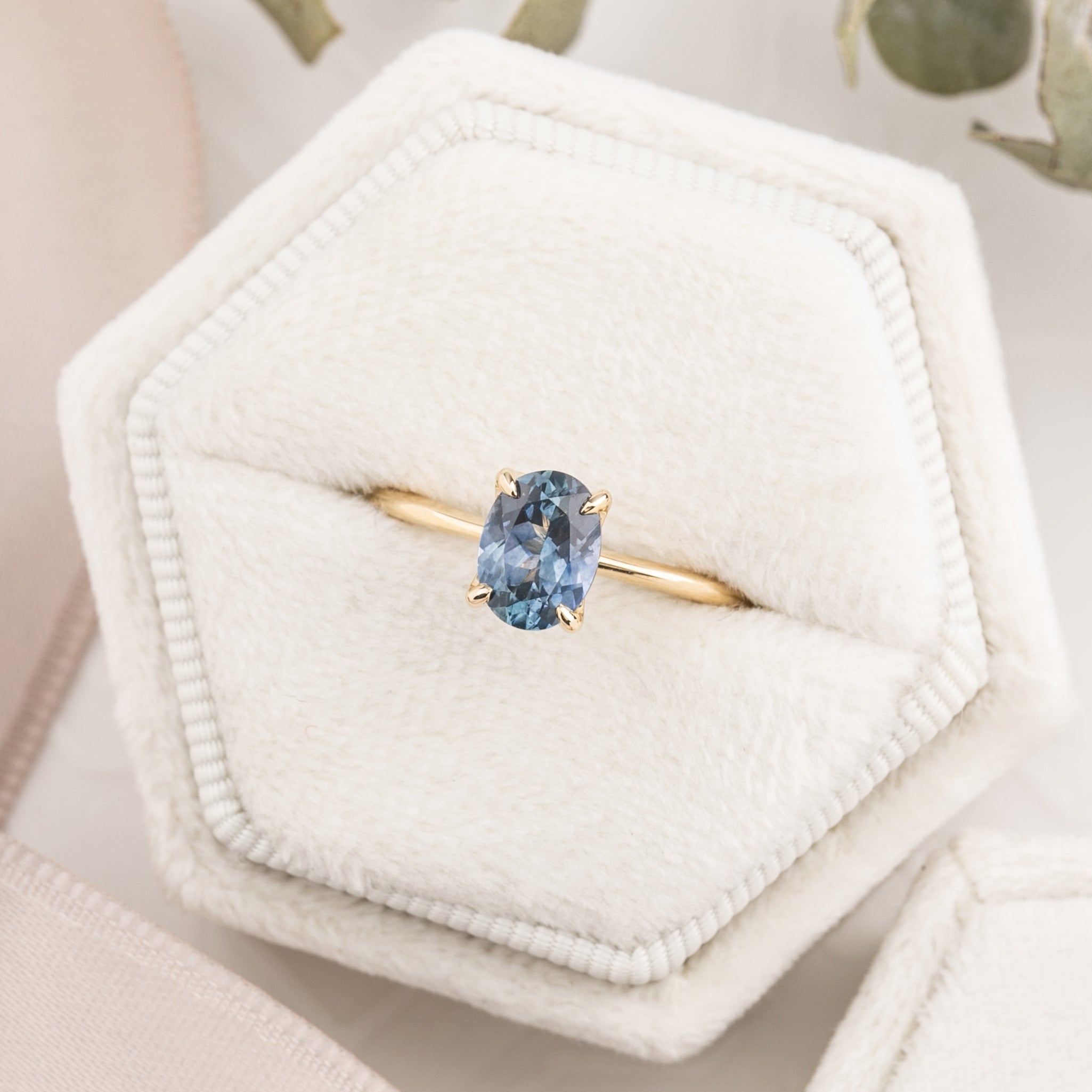 Sara Ring, 1.21ct Montana Sapphire