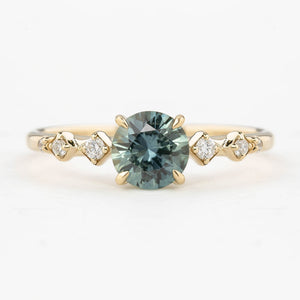 Celeste Ring, 0.95ct Montana Sapphire