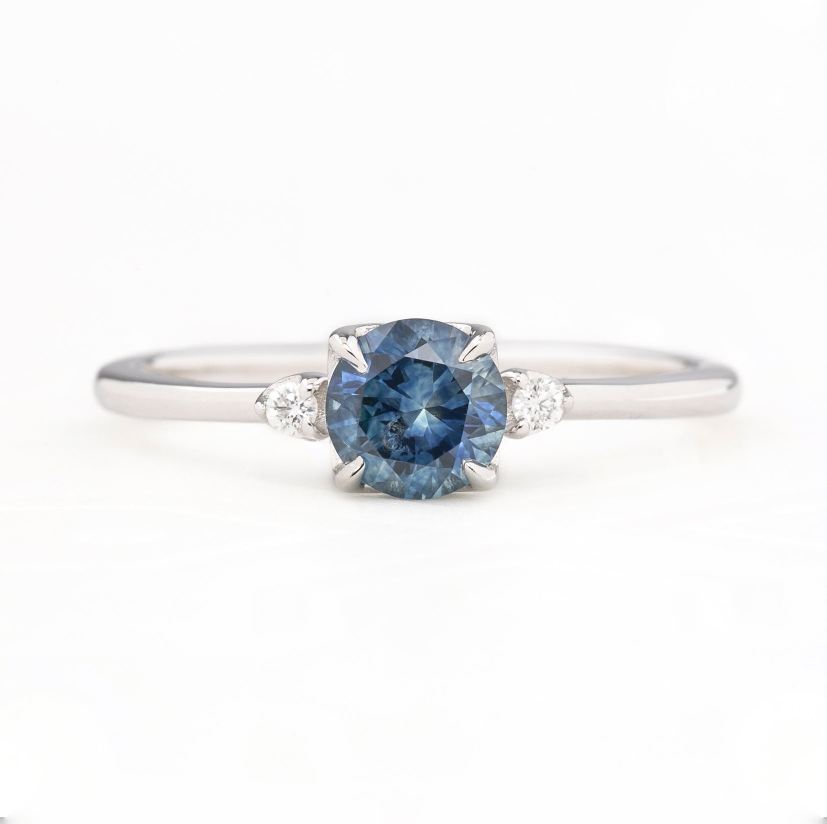 Sofia Ring, 0.77ct Montana Sapphire