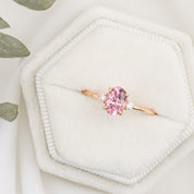 【即日配送】エミリーリング・0.98ct・ピンクスピネル・K14RG