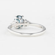 Teresa Ring, 0.82ct Blue Madagascar Sapphire