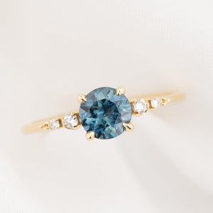 Estel Fleur Ring, 1.15ct Montana Sapphire