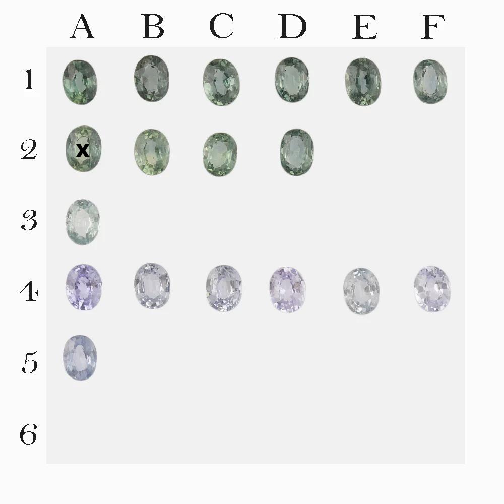 0.20ct Calibrated Oval Madagascar Sapphires (4.0mm) CS153