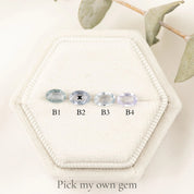 Teresa Ring, 0.50ct Blue Madagascar Sapphire, oval shape gemstone