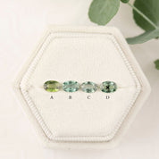 Teresa Ring, 0.50ct Green Madagascar Sapphire