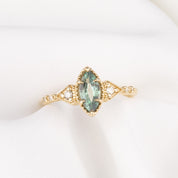 Agatha Ring, 0.50ct Marquise Cut Sapphire