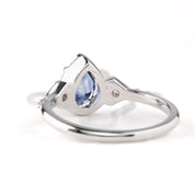 Agatha Ring, 0.87ct Blue Montana Sapphire