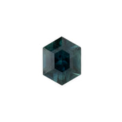 2.29ct Hexagon Cut Teal Blue Montana Sapphire Sapphire SF558