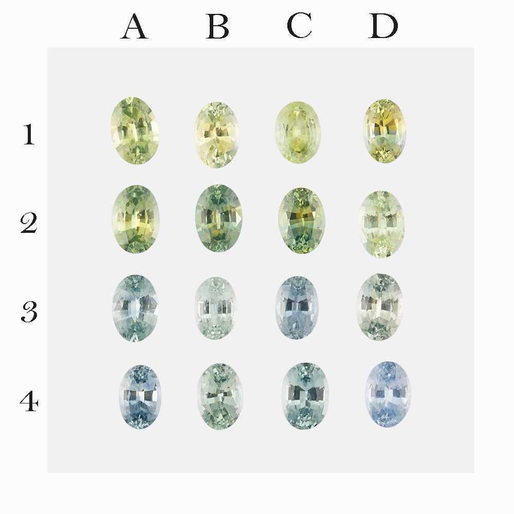 0.70-0.80ct Calibrated Oval Montana Sapphires (6.5mm) CS301