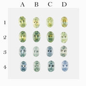 0.70-0.80ct Calibrated Oval Montana Sapphires (6.5mm) CS301