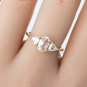 Madison Ring, 0.56ct Rose Cut Diamond, 14k Yellow Gold (One of a kind)