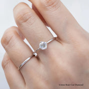 Alice Ring, Round Rose Cut Diamond