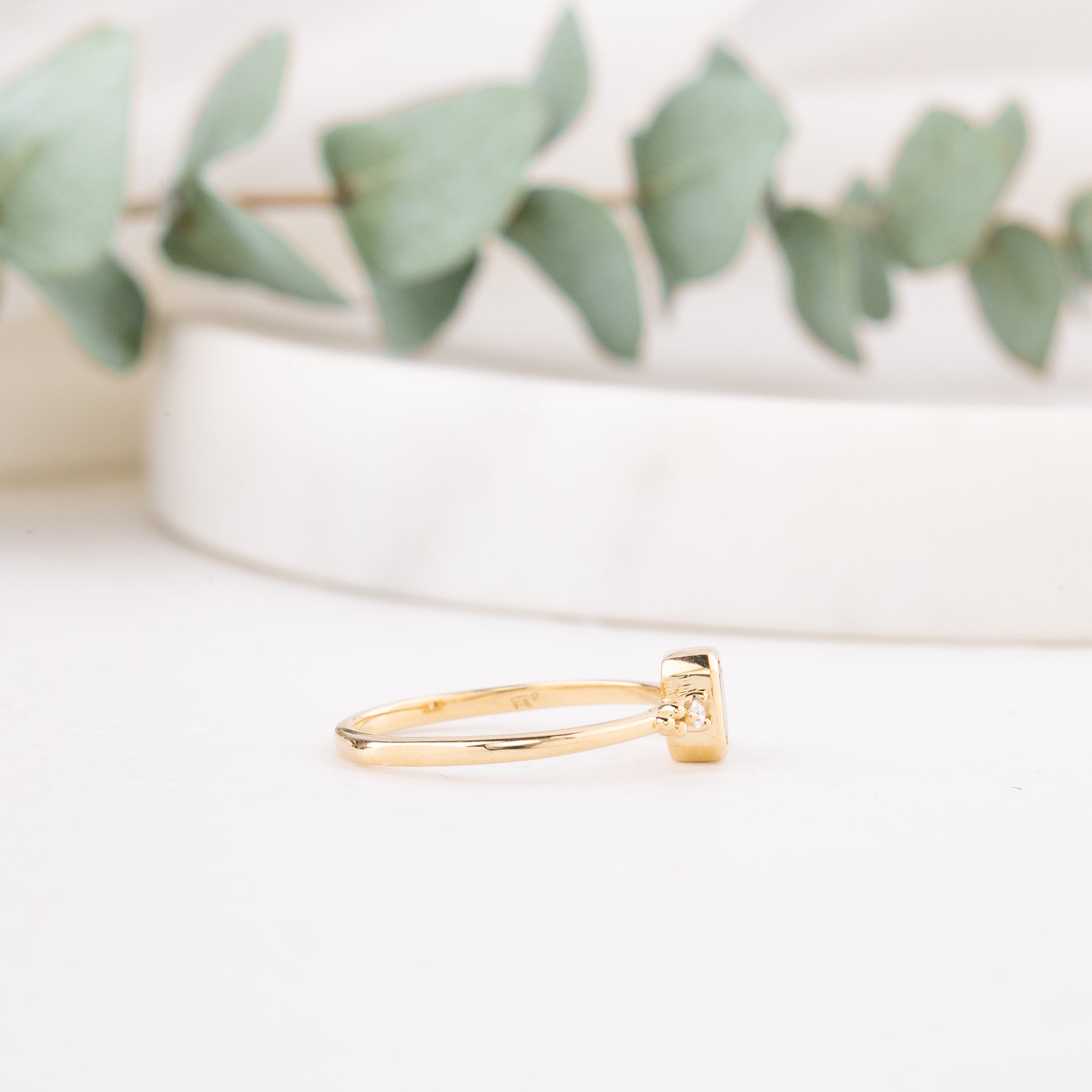 【即日配送】エステルリング ・0.60ct・モンタナ産サファイア・K14YG