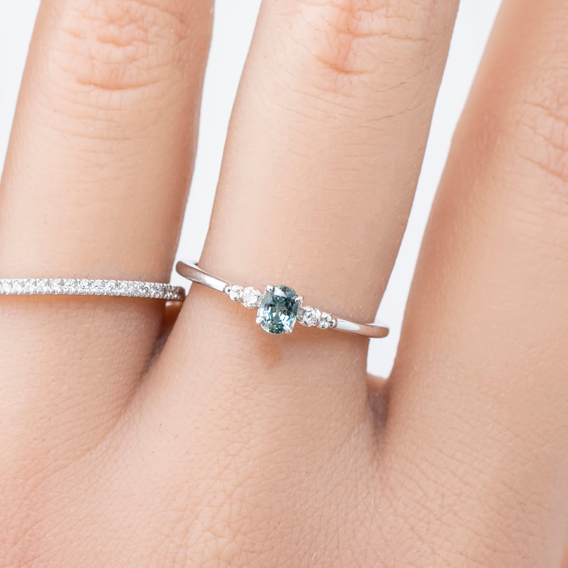 Estel Ring, 0.40ct Unheated Sapphire