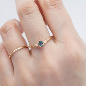 Estel Ring, 0.40ct Unheated Sapphire