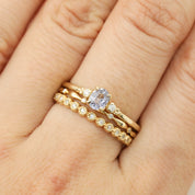 Estel Ring, 0.40ct Unheated Sapphire