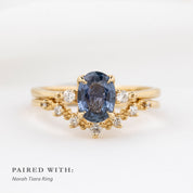 【一点物】エステルリング ・1.42ct・加熱アフリカ産ブルーサファイア・K14WG
