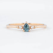 Estel Ring, 0.15ct Montana Sapphire