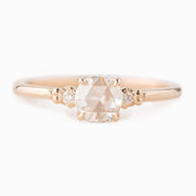 Estel Ring, Round Rose Cut Diamond