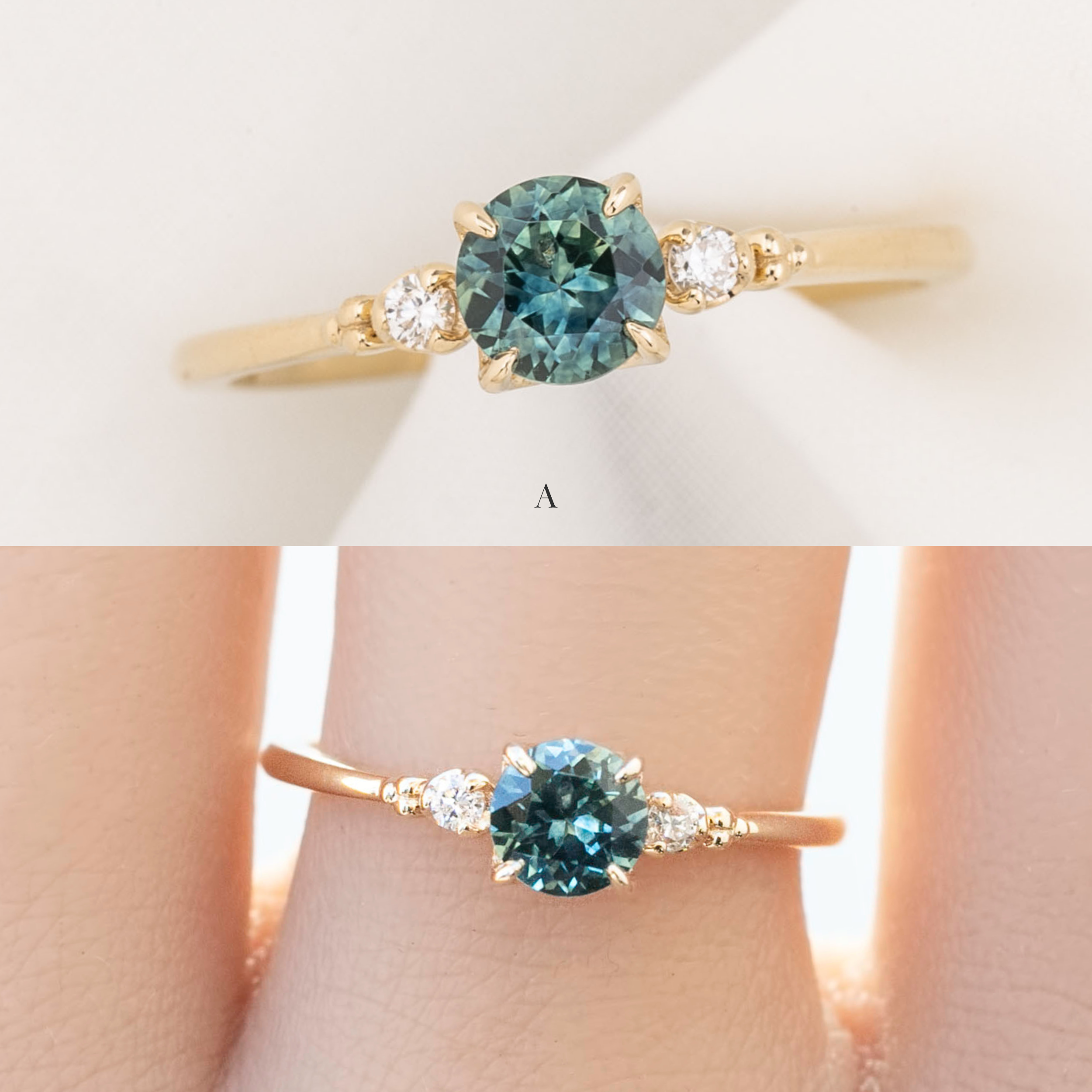Estel Ring, 0.60ct Montana Sapphire